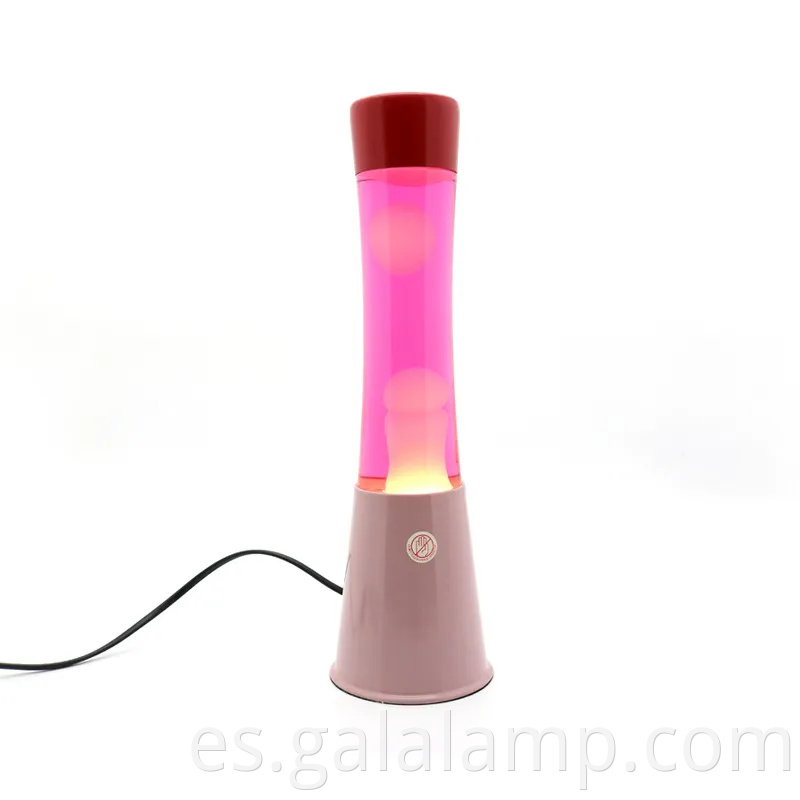 Lámpara de lava naranja personalizada para decoraciones y promociones navideñas